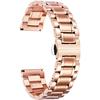 Stainless Steel Watch Bands with Straight & Curved End 5 Color(Gold, Sliver, Black, Rose Gold, Gold-Silver Two Tone)  Size(15mm) Valentine Gifts
