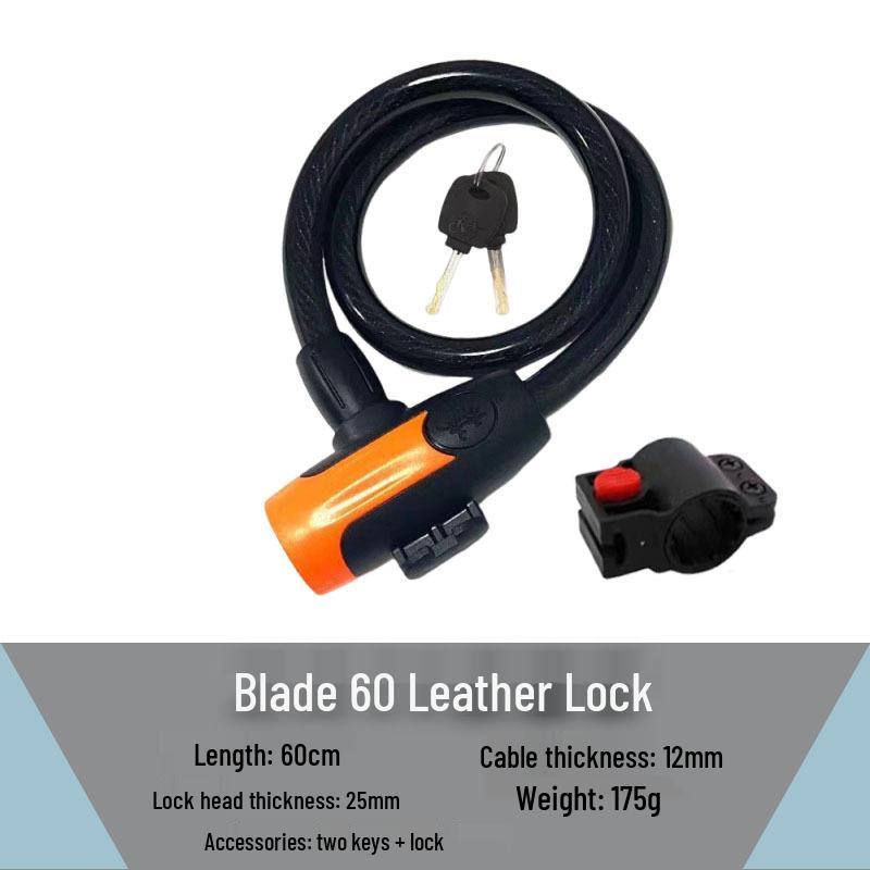 Diebstahlsicheres Stahlkabel-Fahrradschloss – Mountain- & Fixed-Gear-Fahrradzubehör