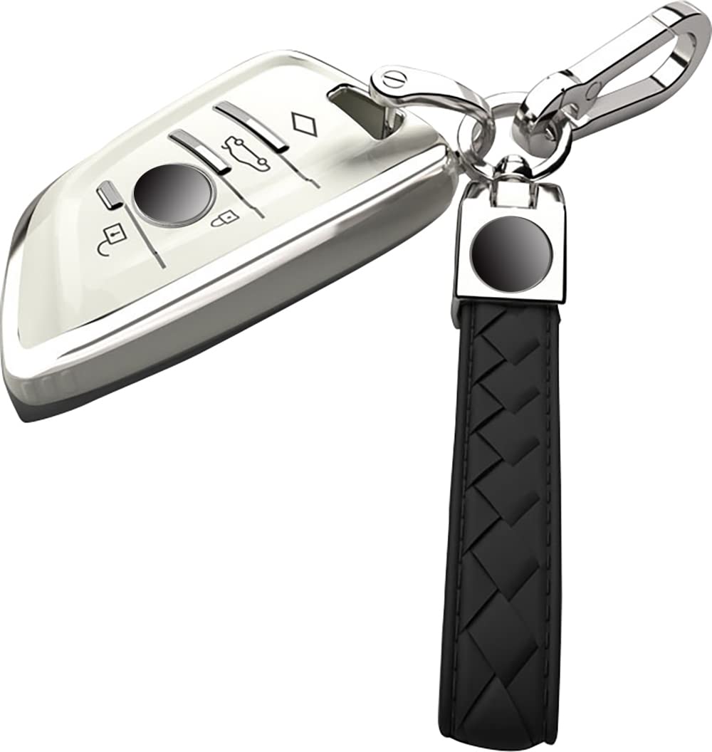 Yinki BMW Key Case Key Holder Key Cover Remote Control белый