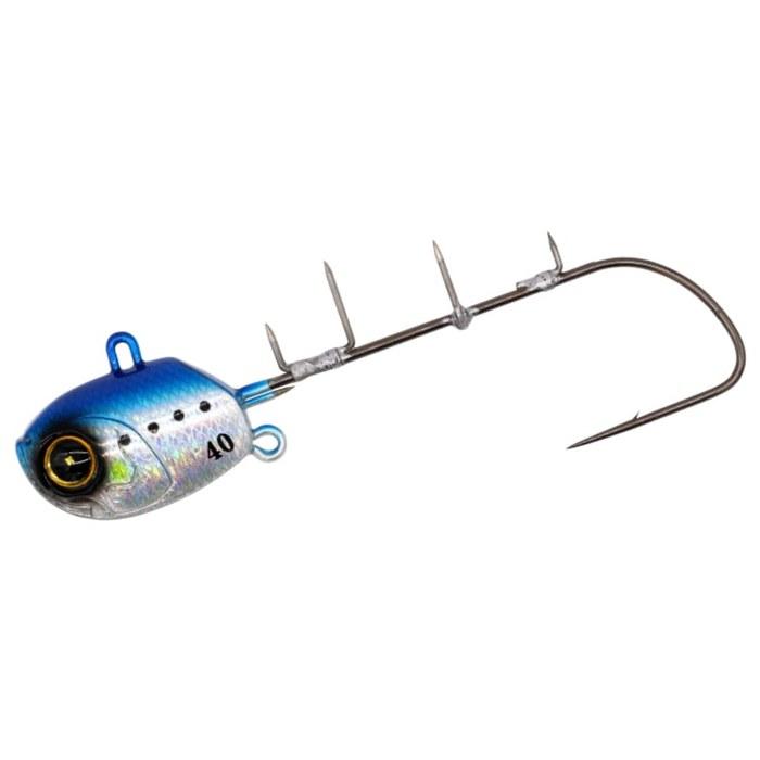 HAYABUSA Shunkan Sentou Taiyo Tenya Saki-Gake 50 Fluorocarbon Hook SW415 Metallic Iwashi