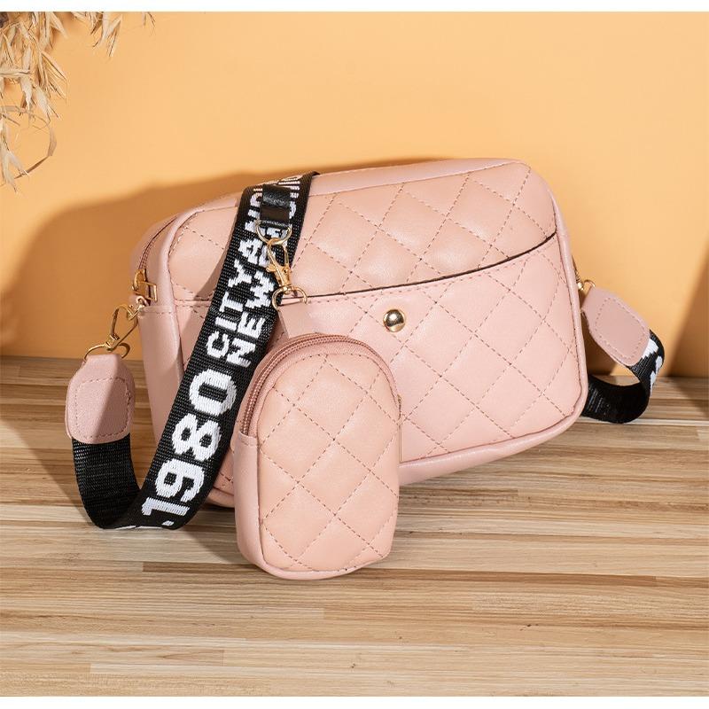 Embroidered Shoulder Bag Two Piece Set S Daily Versatile Crossbody Bag Large Capacity Bag Women