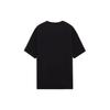 Li-Ning Patterned Print Loose Round Neck Short Sleeve T-Shirt Men Tops Black AHSS127-2