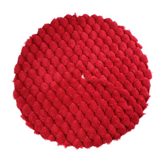 Christmas Tree Skirts Round Plush Xmas Trees Base Cover Carpet Mat Ornaments for Home