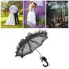Zerodis Lace Parasol Umbrella 60cm (Black)