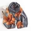 Imitation Cashmere Scarf New Autumn and Winter Fashion Printed Shawl Scarf Women's Medium Length Thickened Warm Scarf