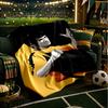 Dynamische Bruce-Lee-Pose Decke Leichte Flanell Bettdecke Perfekt für Reisen, Camping, Wohnzimmer, Büros, Sofas, Fan Weihnachtsgeschenk