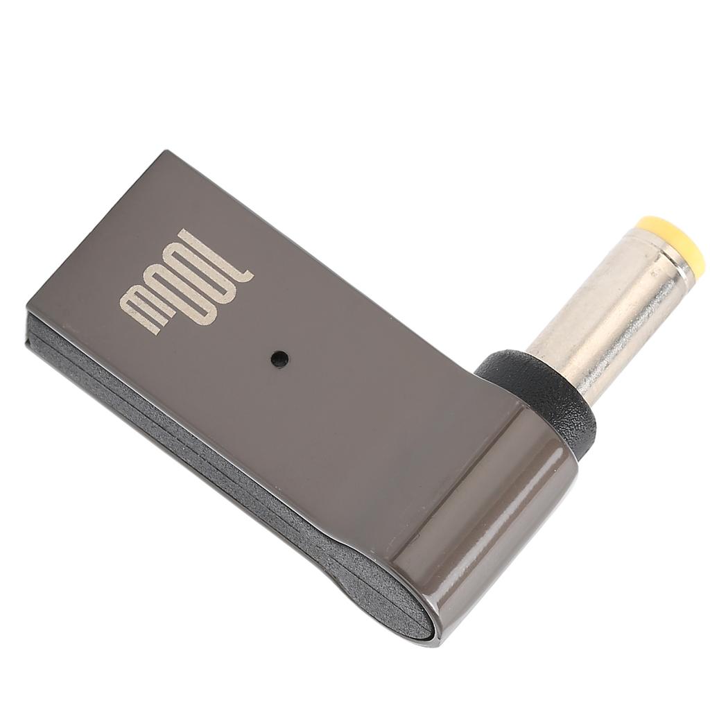 PD Charge Converter 100W 5A Type C Female To Male 5.5x2.5mm Aluminum Alloy Shell PD Charging Adapter for Lenovo Laptop