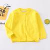 Autumn Girls Clothes Baby Casual Cardigan Solid Open Stitch Boys Soft Coats Children Sweaters Toddler Knit Jackets Full Sleeve