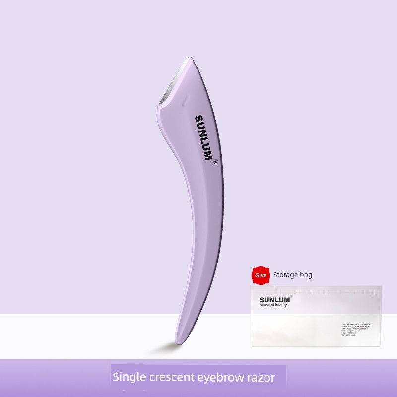 

2026 New Model Eyebrow Razor for Women, Safe Type Eyebrow Razor Blade Set, Beginner s Tool for Men Meniscus Eyebrow Razor*1 (Storage Bag Included)