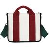 Korean Color Block Canvas Handbag Women's Fashion, Large & Small Sizes, Work & Casual Crossbody Bag