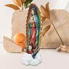 Virgin Mary Statue 11.8 Inches Our Lady of Guadalupe Figurine Hand Painted