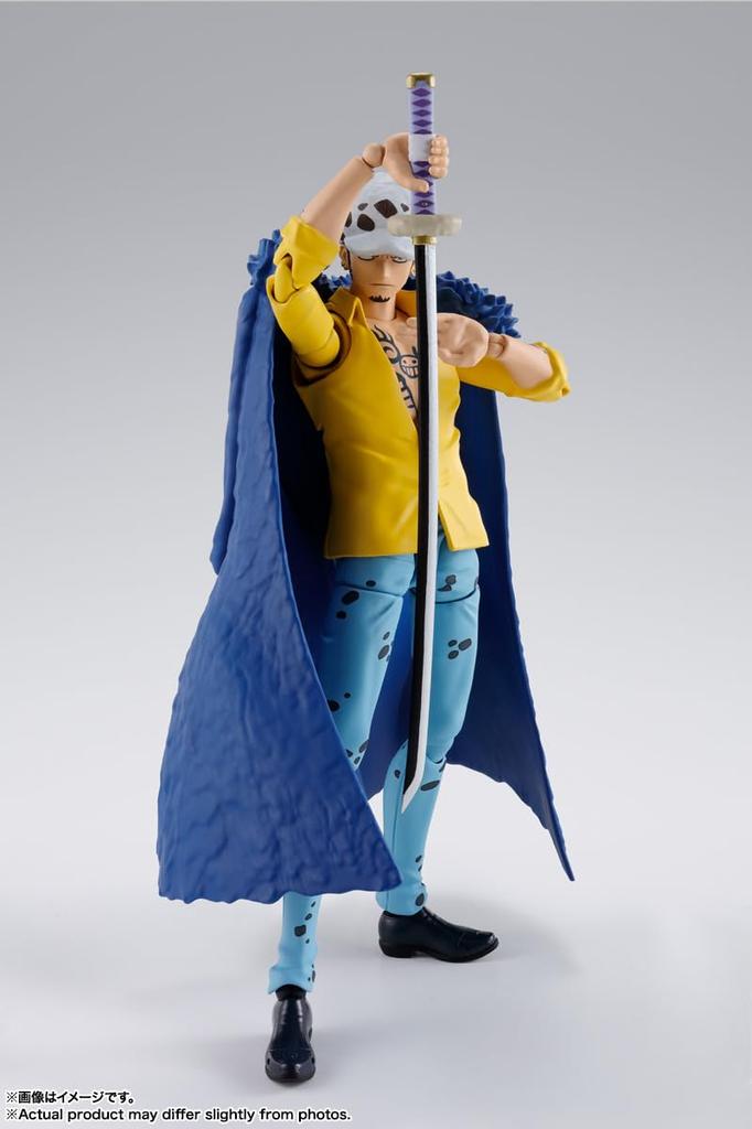 TAMASHII NATIONS ONE PIECE Trafalgar Law Battle of 160mm PVC ABS Painted Movable Figure S.H.Figuarts -The Onigashima- Approx. &