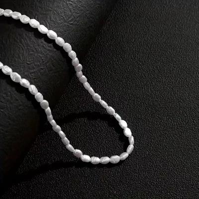 Einfache Imitationsperlenkette für Frauen und Mädchen im Vintage-Stil, elegantes Temperament, Imitationsperlenarmband, Geschenke