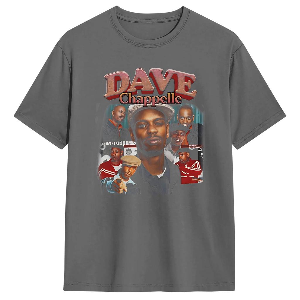 Funny Dave Chappelle TShirt Summer Cotton TShirts For Unisex Harajuku Printed Tee Shirt Short Sleeve Vintage Clothing