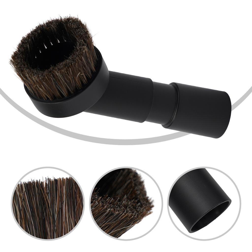 Brush Diameter 62mm Horse Hair Brush Horse Hair Round Brush PP Plastic