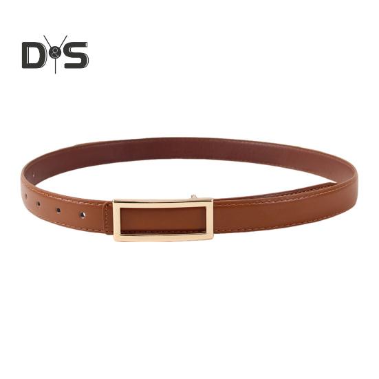 

Женский модный ремень из искусственной кожи с прямоугольной пряжкой, однотонный пояс для брюк, джинсов, универсальный аксессуар для платьев, рубашек, топов верблюд