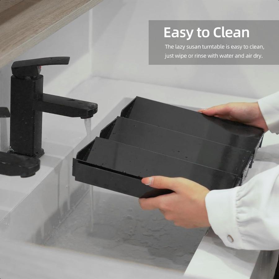 Expandable Spice Drawer Organizer 3 Tier Seasoning Jars Drawer Insert Spice Rack Organization for Drawer Cabinet Countertop Pan