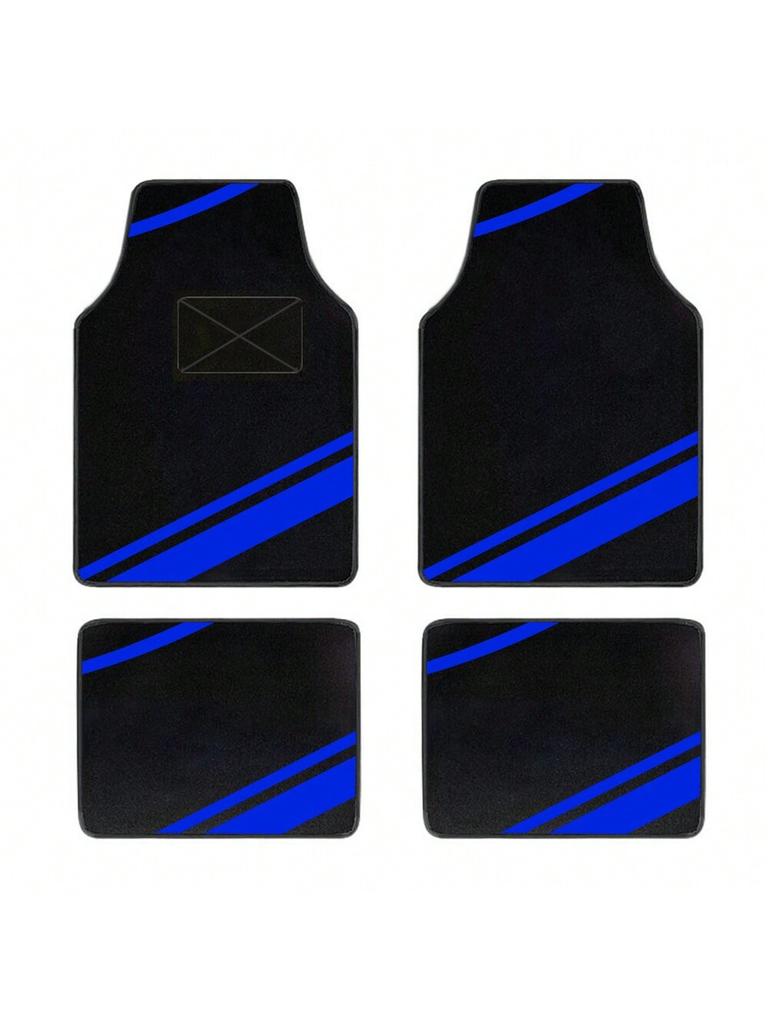 4 Stück Universelle Auto-Fußmatten Wasserdichte Teppiche Automobil-Innenraum Auto-Matten Komplettes Set Linkslenker