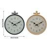Weatherproof 14Inch Wall Clock with Quiet Movement Clock for Poolsides and Garden Decors Camping Accessorries Clock