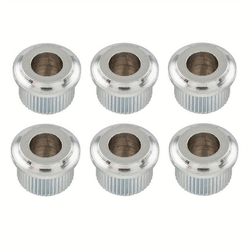 6Pcs/1set Musiclily Pro Steel Vintage/Modern 6mm To 10mm Guitar Tuner Conversion Bushings Tuning Pegs Adapter Ferrules.
