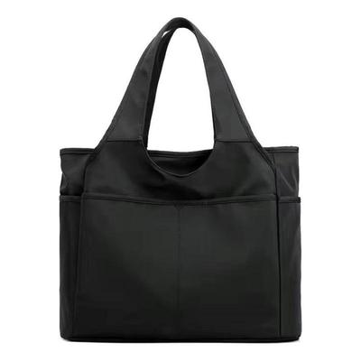 Women's Large Capacity Multi-Compartment Canvas Tote Bag