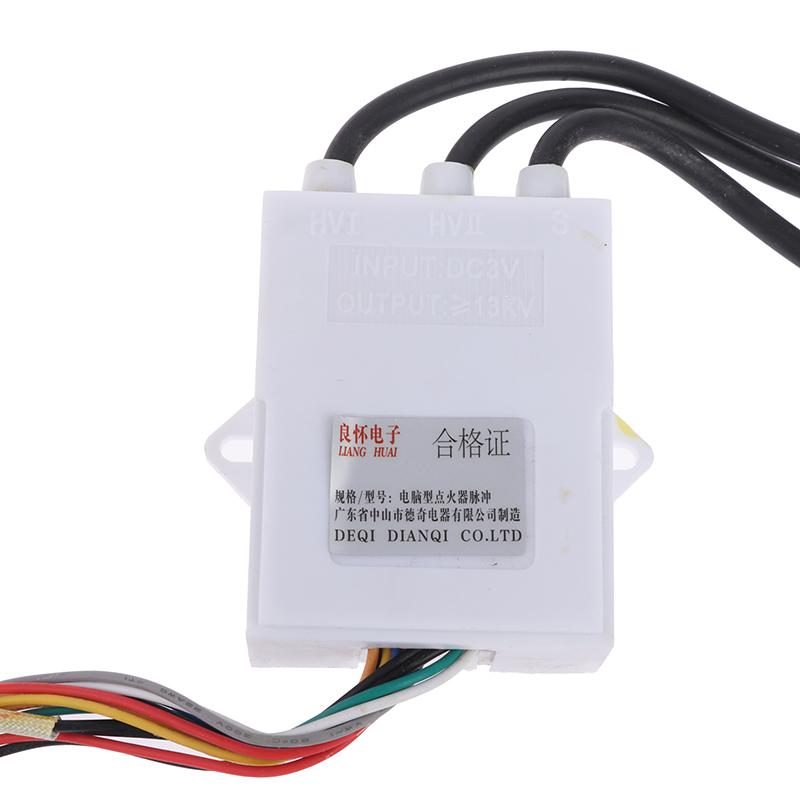 Fogão a gás DC 3V com ignição dupla e display de controle de temperatura, ignição por pulso