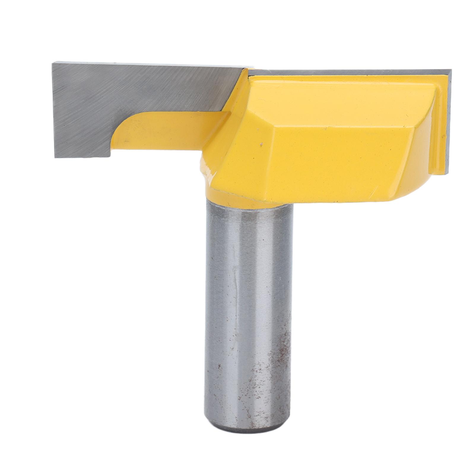 

Router Bit 1 2in Shank 57mm Diameter Grooving Bottom Cleaning Tool for Woodworking