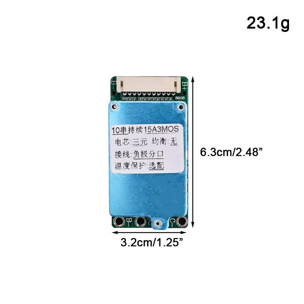BMS 10S 36V15A 18650 Lithium Battery Protection Board Same Port/split Port 18650 Battery Charging Board Short Circuit Protection
