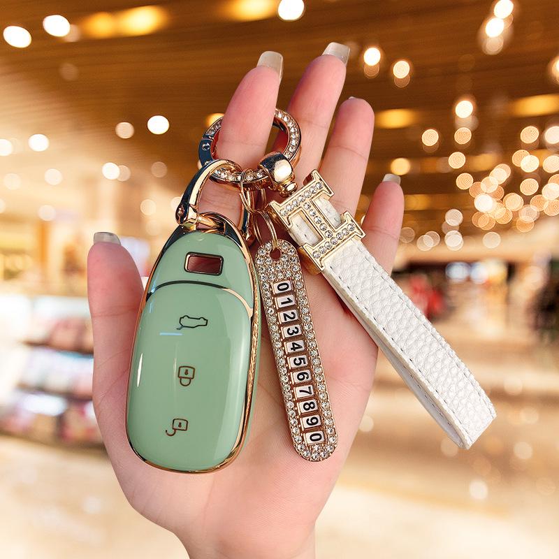 Premium Vollabdeckung Auto Schlüsselhülle