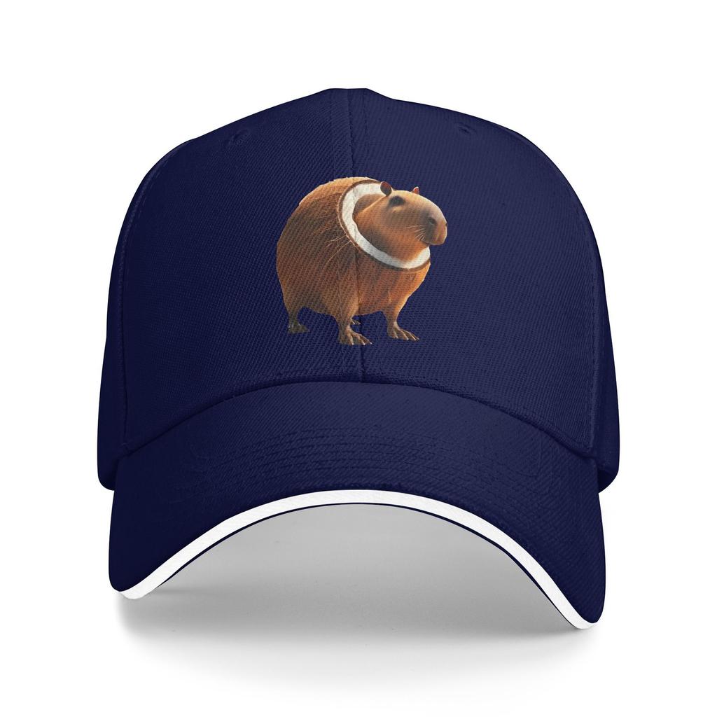 Burbaloni Luliloli Capybara Brainrot Meme Casual Baseball Cap Hiking Fishing Trucker Hat Summer Wholesale Print Baseball Caps