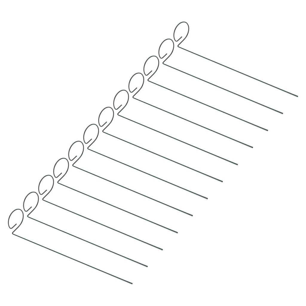 12Pcs Plant Stakes Reusable Plant Sticks Support Anti Rust Stem Flower Support for Home Garden Yard Farm