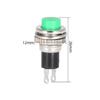 5/20/100PCS 10mm DS316 OFF-(ON) Momentary 0.5A 250VAC Panel Mount Push Button Switches DS-316 Black/Green/Yellow/Blue/White/Red