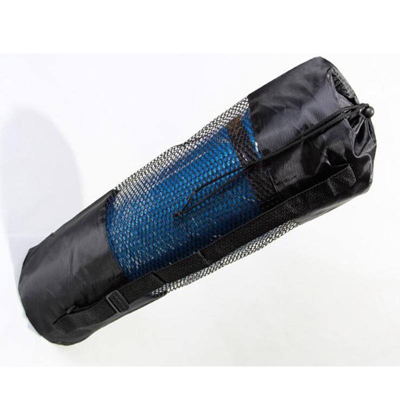 Breathable Yoga Mat & Foam Roller Mesh Bag with Elastic Drawstring, 10mm Portable Sports Carrier
