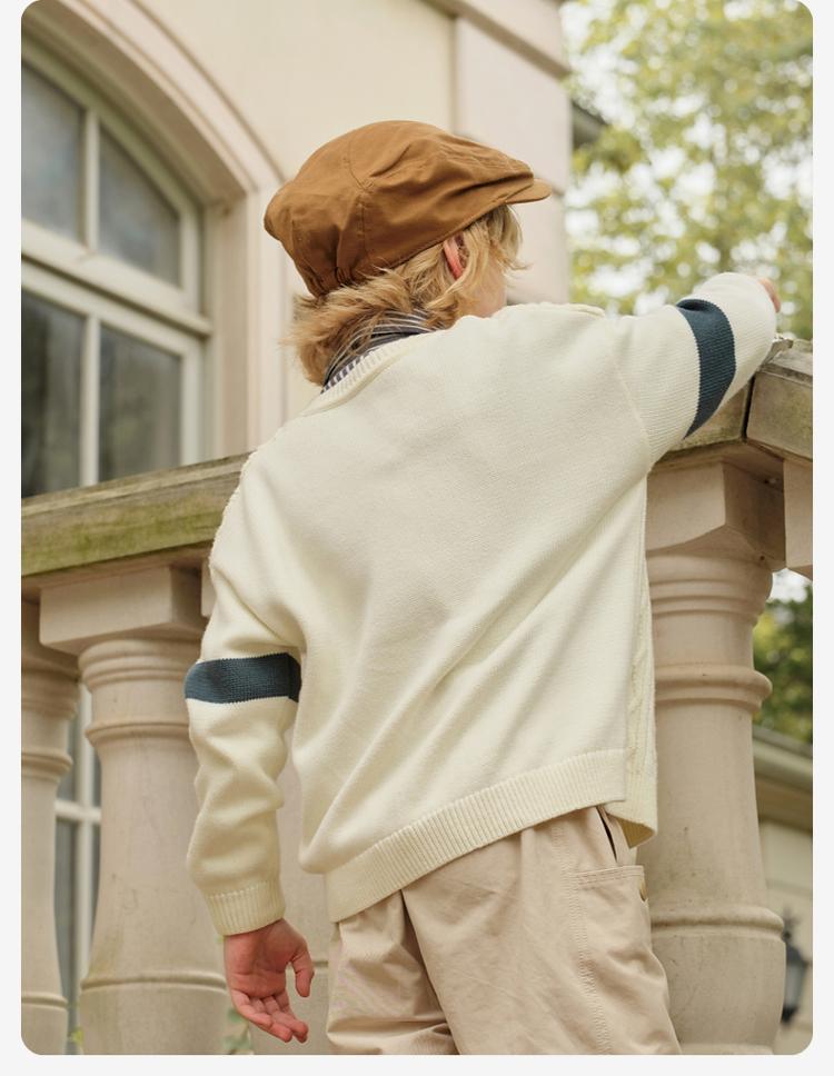 David Bella Boys' Sweater Cardigan