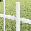 Garden Fence Woerden White 1.7 X 0.8 M Powder Coated Steel