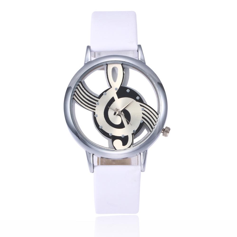 Orologio Unisex Creativo con Nota Musicale per Studenti e Coppie