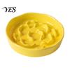 High Base Pet Bowl Raised Slow Feeder Bowl, Ceramic Down Eating Food Vomiting Prevention Anti Dish for Small Medium Dogs & Cats Cat