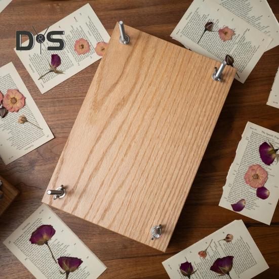 Presă Mare pentru Flori Presă Ajustabilă pentru Plante Instrument pentru Conservarea Florilor Instrument DIY pentru Presarea Florilor Uscate Cadou pentru Copii Iubitori de Natură