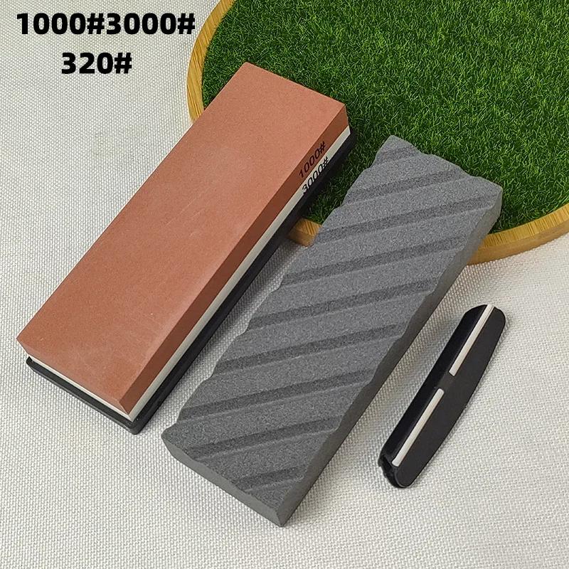 Premium Beyaz Korundum Düzeltme Taşı 180x60mm - Yatay Çizgili Bileme Taşı Bıçak Bileme ve Bakım İçin Tamir Aleti