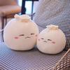 20/25cm Cute Bun Toy Home Decor Sofa Hug Pillow Steamed Stuffed Bun Plush Toy Funny Face Food Soft Soup Dumplings Kids Girl Gift