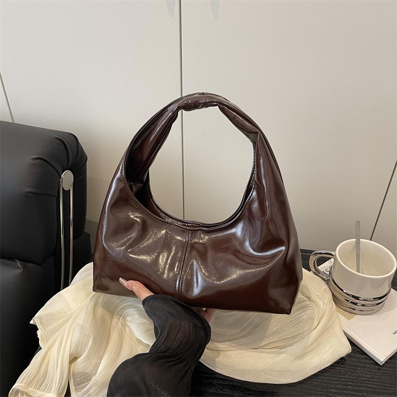 Vintage Commuting Texture 2026 Fashion Trend Large Capacity Korean Style Elegant Tote Shoulder Underarm Women's Bag
