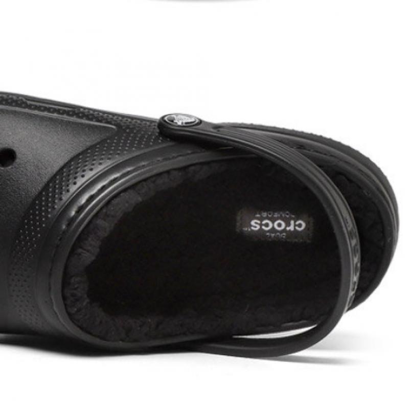 Crocs Kids Adult Classic Lined Clogs Fur Indoor Shoes K 207010 060