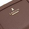 Lanvin Collection Leger Purse Bifold Wallet 65-6255 Mocha