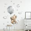 1Pc Cartoon Cloud Balloon Bear Wall Stickers Kids Room Decor for Bedroom Decoration Children Room Wall Decals Living Room