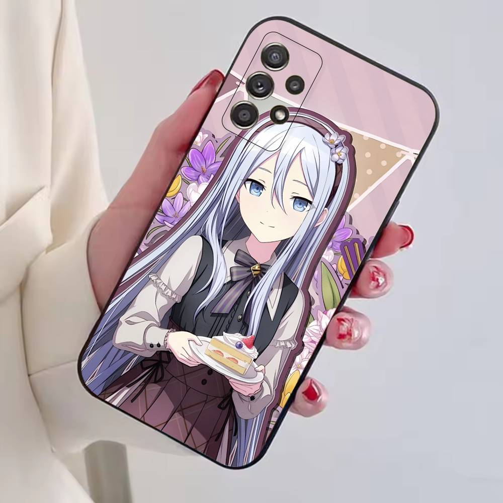 Game Project S-SEKAI Y-Yoisaki Kanade Phone Case For Samsung S25,S24,S21,S22,S23,S30,Ultra,S20,Plus,Fe,Lite,Note,10,Black Cover
