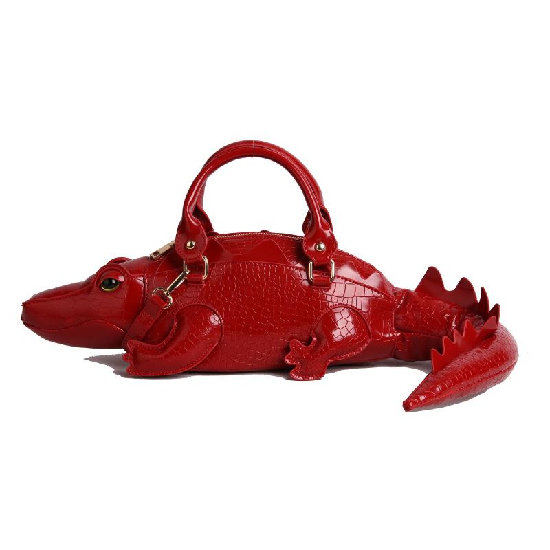Handbag Shoulder Bag Small-scale Design Three-dimensional Crocodile Pattern Bag Crossbody Bag
