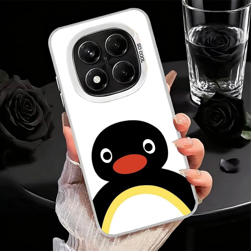 

Cartoon P-Pingu Penguin Soft Phone Case for Xiaomi Redmi Note 13 14 15 Pro Plus 12S 12 11S 11 11T 10S 10 Shockproof Cover Back S Redmi Note 13 4G