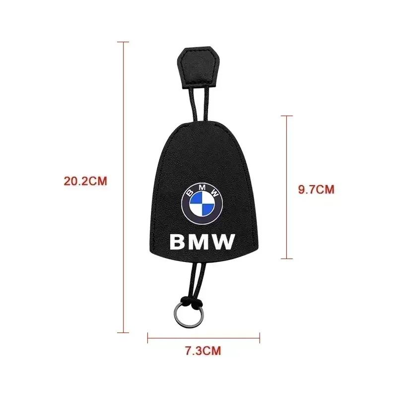 

New High Quality Leather Car Key Holder Key Case Key Bag For BMW 1 3 5 Series X1 X4 X5 X7 G20 G38 F20 F39 F48 E46 E60 E36 E39