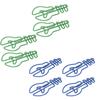 100Pcs Paper Clips Small Cute Light Bulb Special Shaped Metal Office Supplies for Notes