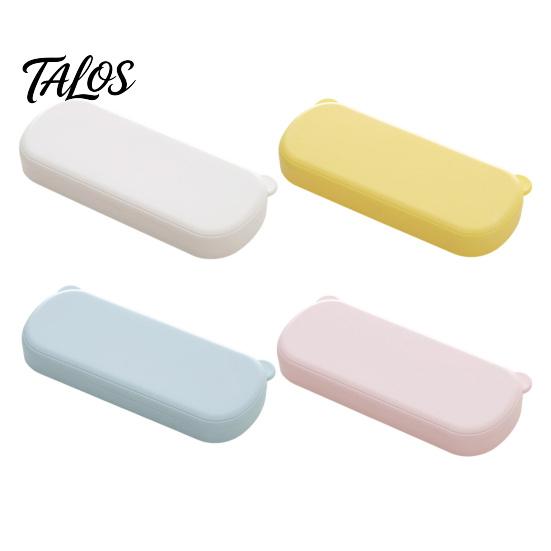 Astuccio con Scomparti, Custodia ad Alta Capacità con Scomparti, Colore Macaron, Custodia in Plastica per Cancelleria, Scatola Scolastica, Portapenne Portatile per Studenti